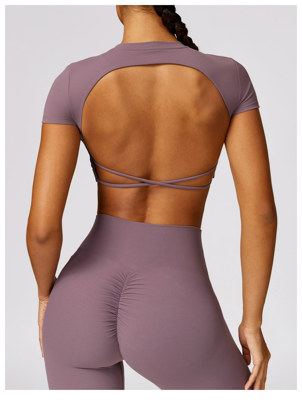 padded open back top