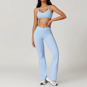 V WAIST FLARE SET