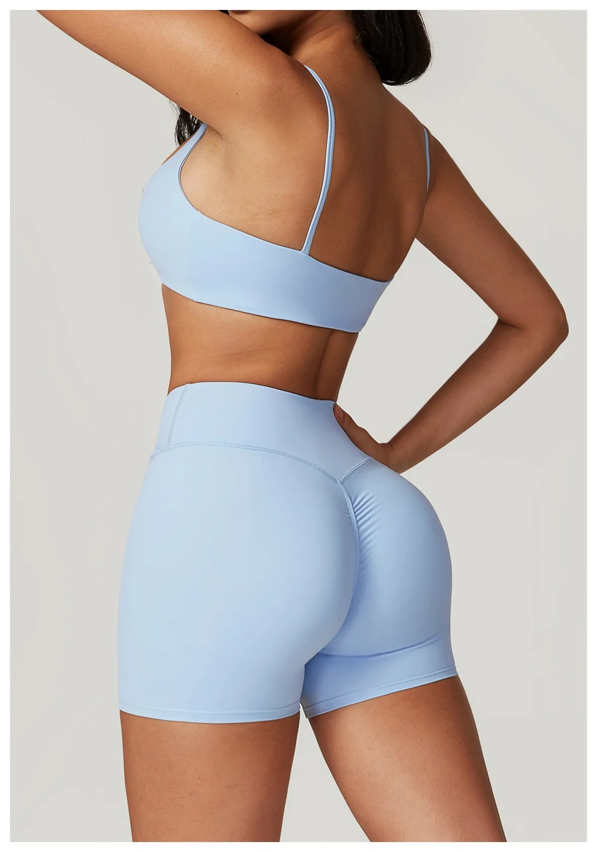 V WAIST SHORT SET