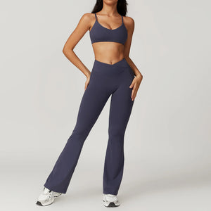 V WAIST FLARE SET