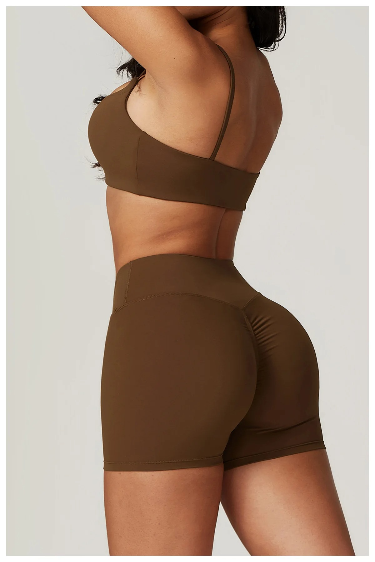 V WAIST SHORT SET
