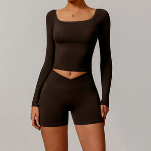 V WAIST TwO PIECE SET