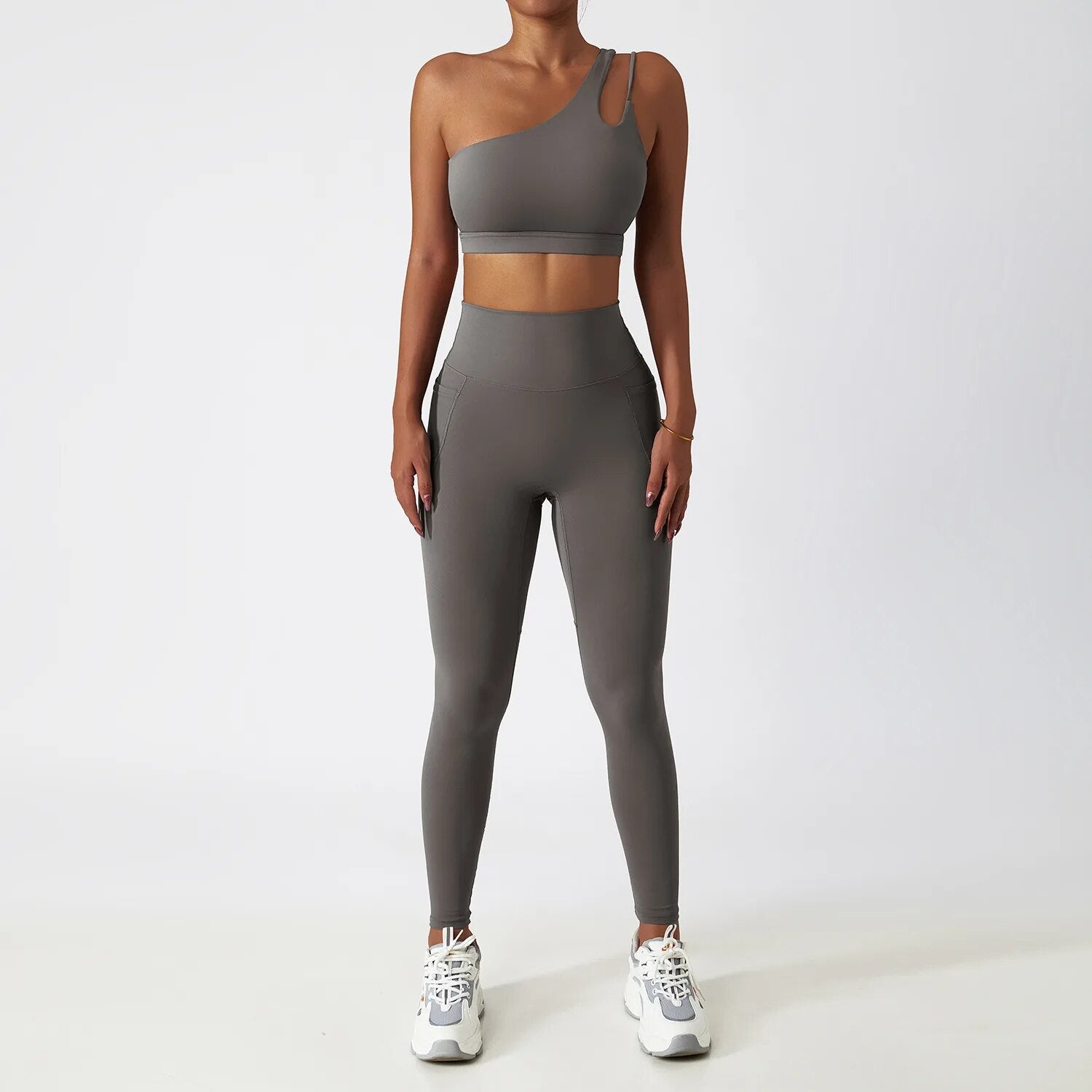 One-Shoulder Sports Bra