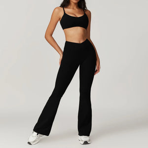 V WAIST FLARE SET