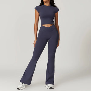 V WAIST FLARE SET
