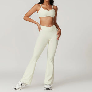 V WAIST FLARE SET
