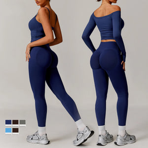 V WAIST TWO PIECE SET