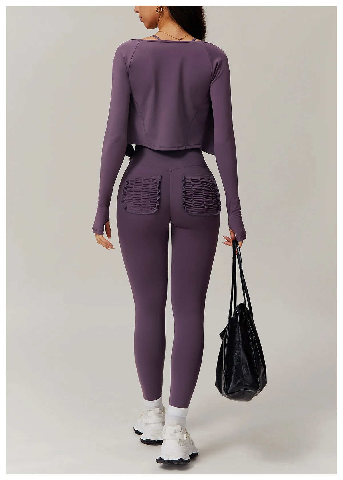 ZIPPER TWO PIECE FLARE SET