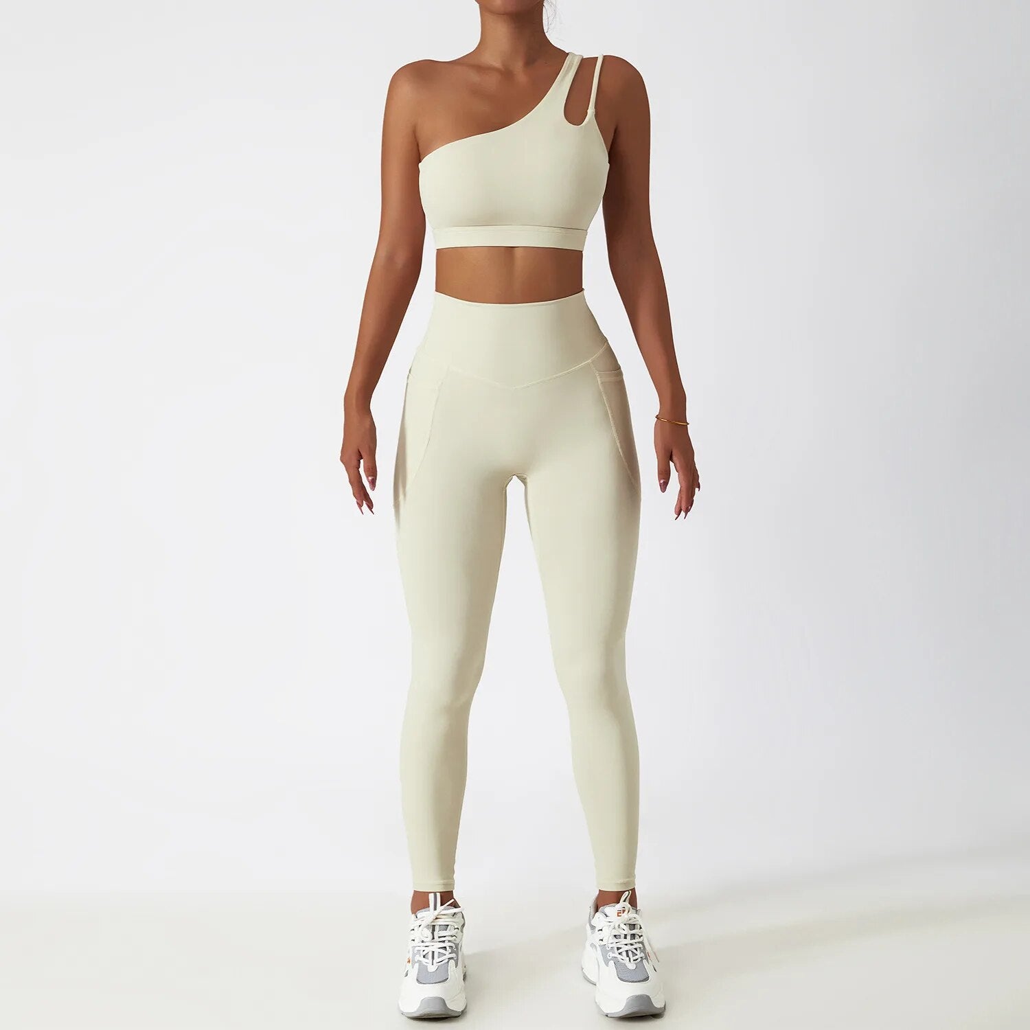 One-Shoulder Sports Bra