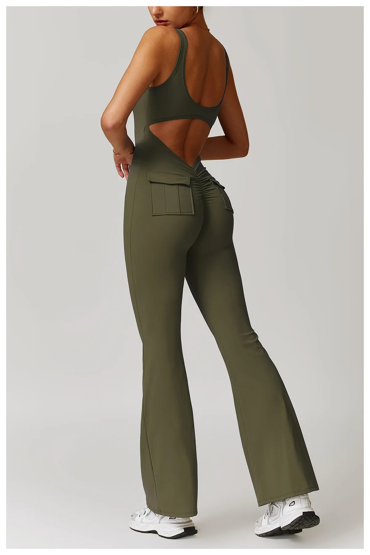 OPEN BACK SCRUNCH ONE PIECE
