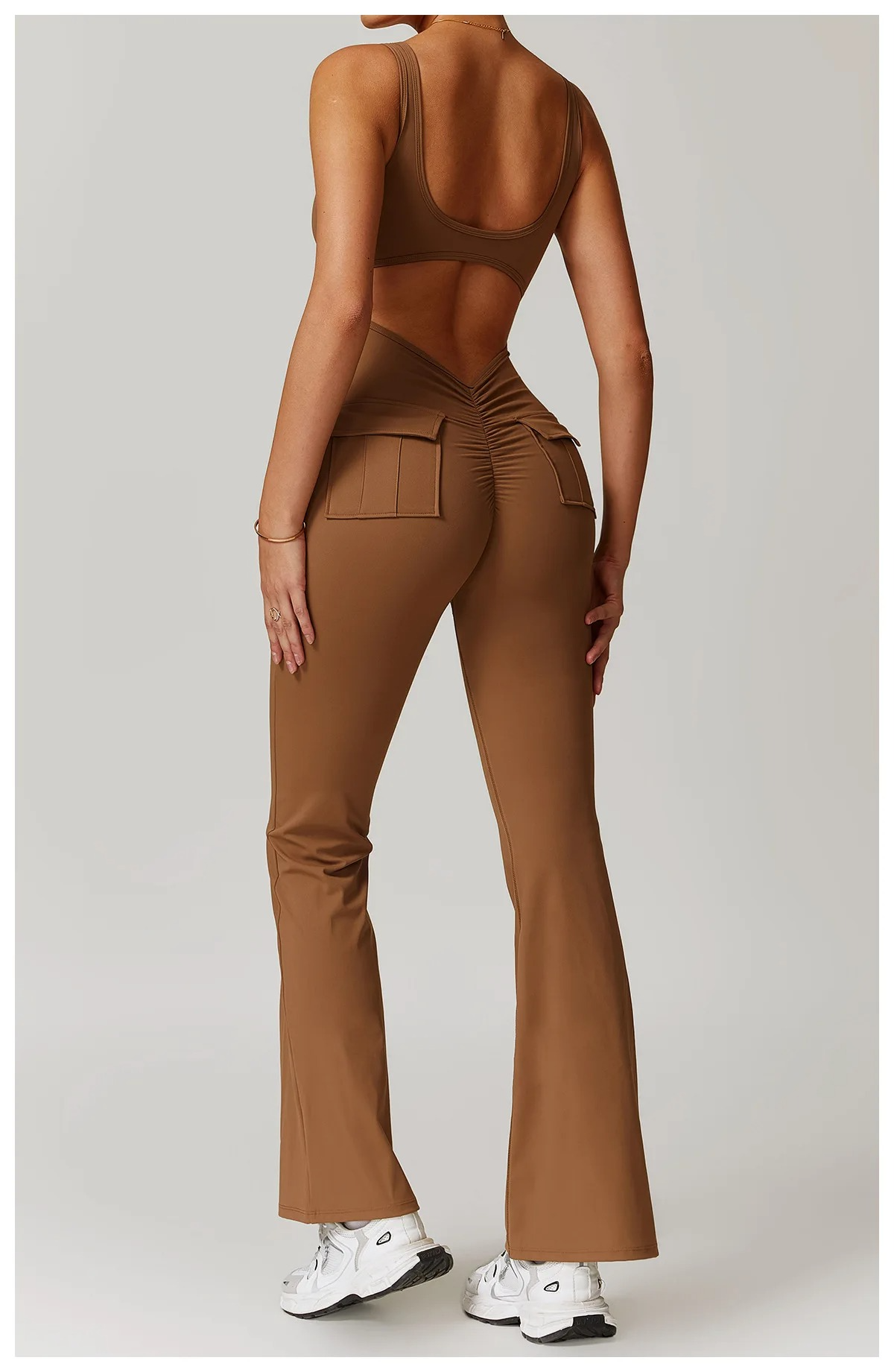 OPEN BACK SCRUNCH ONE PIECE