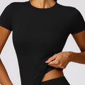 only black short T