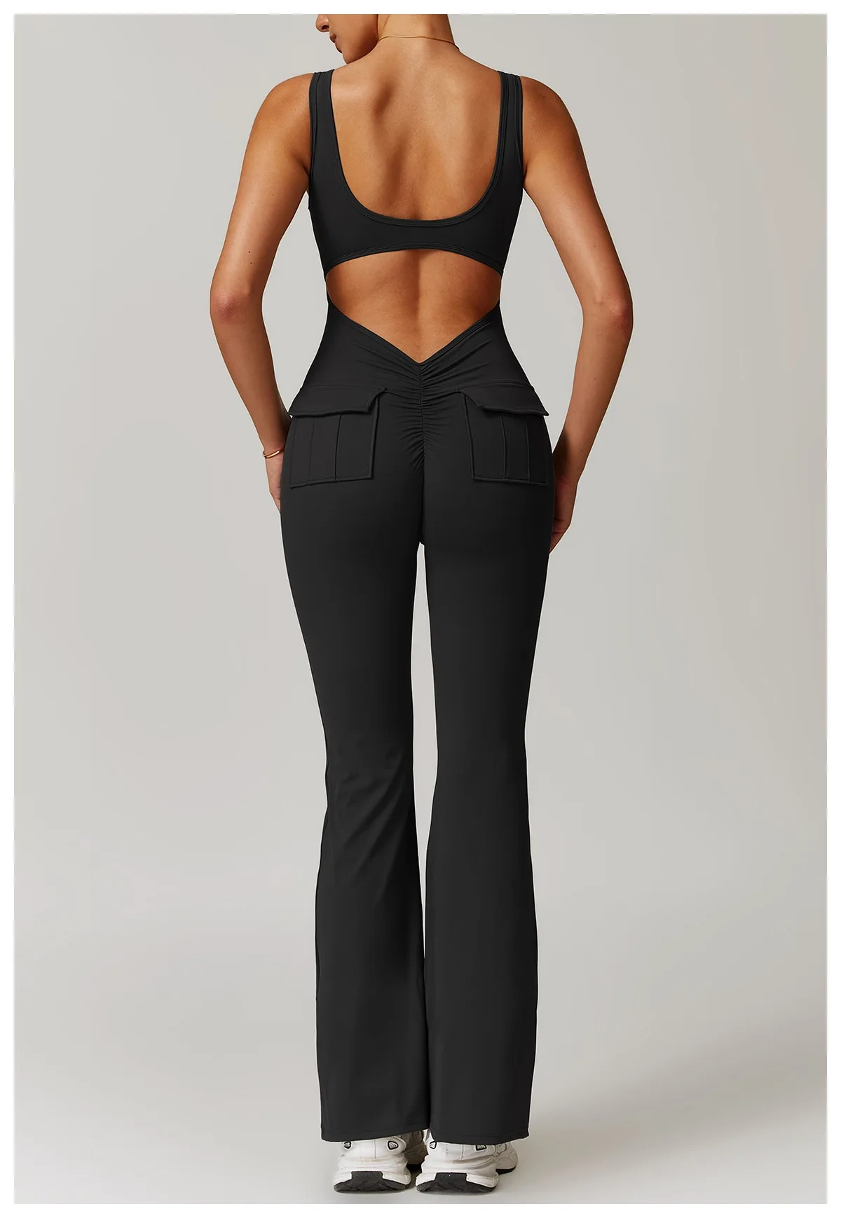 OPEN BACK SCRUNCH ONE PIECE