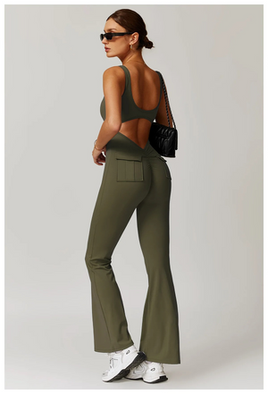 OPEN BACK SCRUNCH ONE PIECE