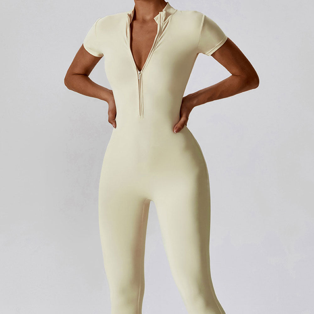 one piece zipper suit