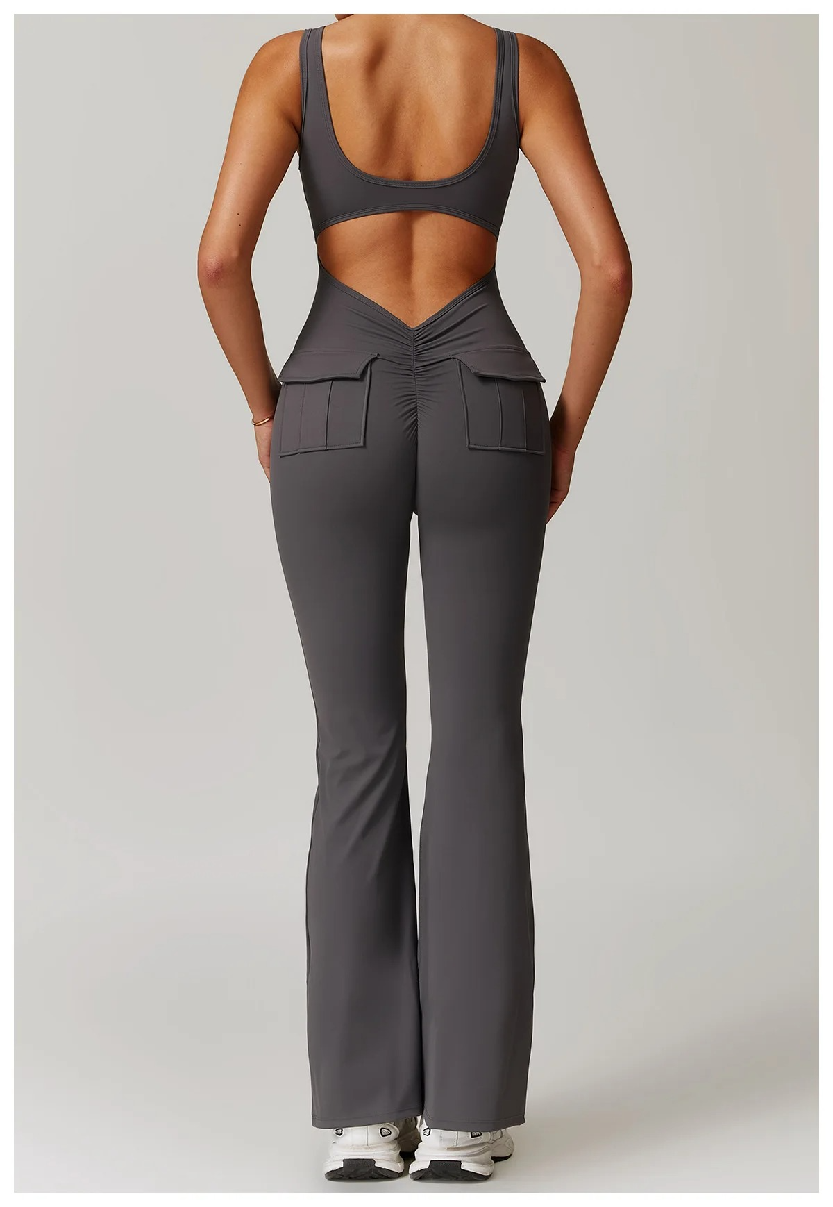 OPEN BACK SCRUNCH ONE PIECE