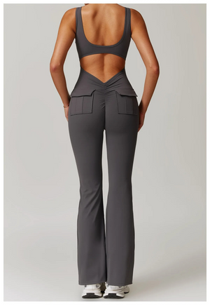 OPEN BACK SCRUNCH ONE PIECE