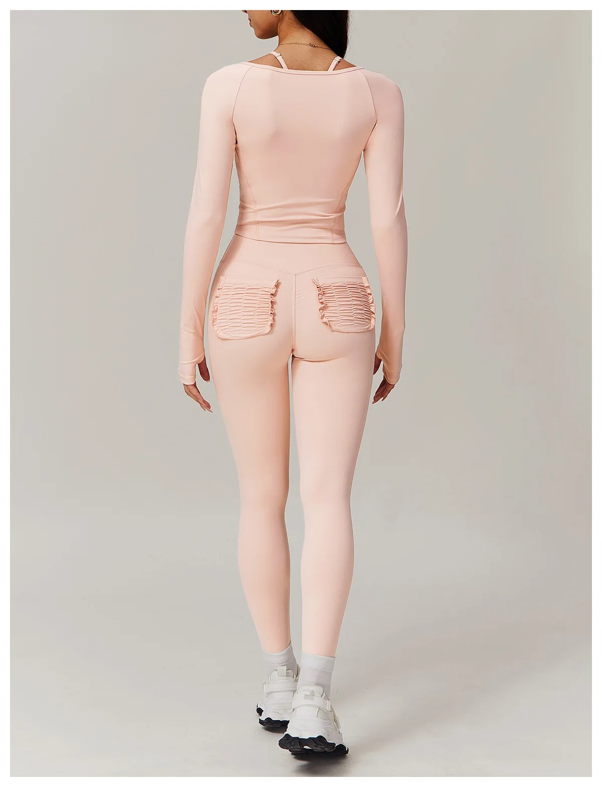 ZIPPER TWO PIECE FLARE SET