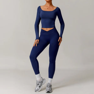 V WAIST TwO PIECE SET