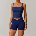 navy vest shorts