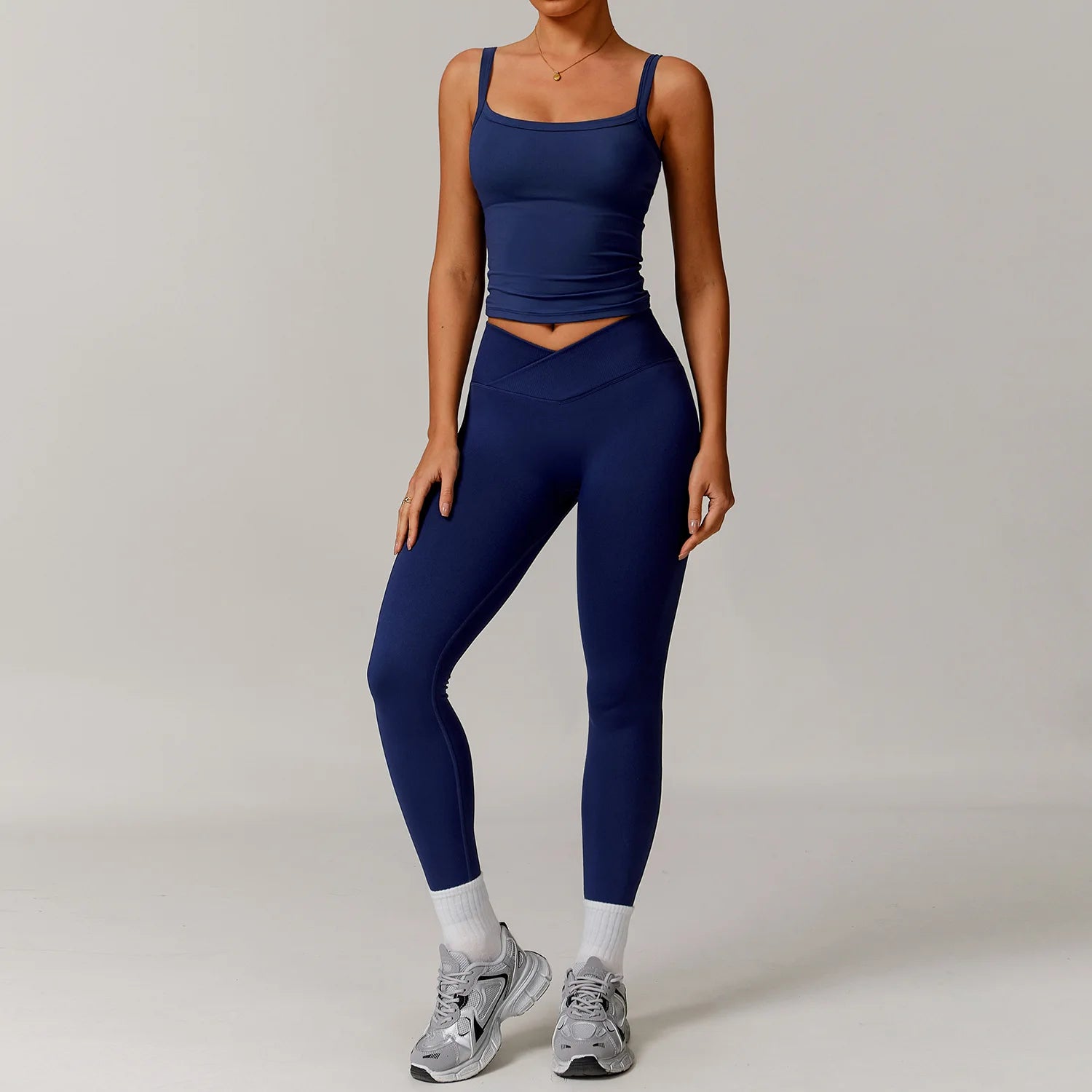 V WAIST TWO PIECE SET