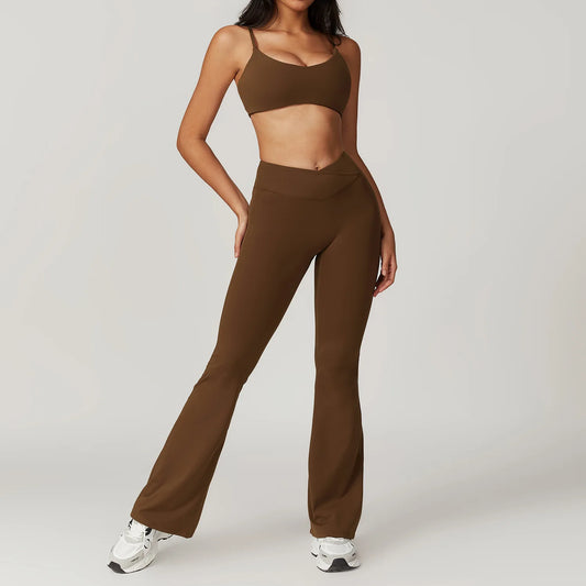 V WAIST FLARE SET