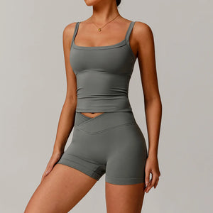 V WAIST TwO PIECE SET