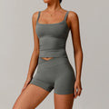 gray vest shorts