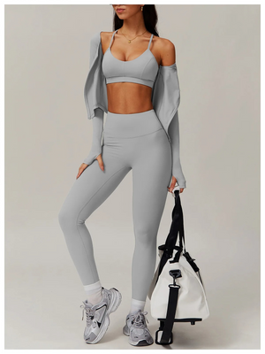 ZIPPER TWO PIECE FLARE SET