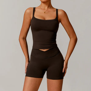 V WAIST TwO PIECE SET