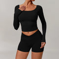 black t-shirt shorts