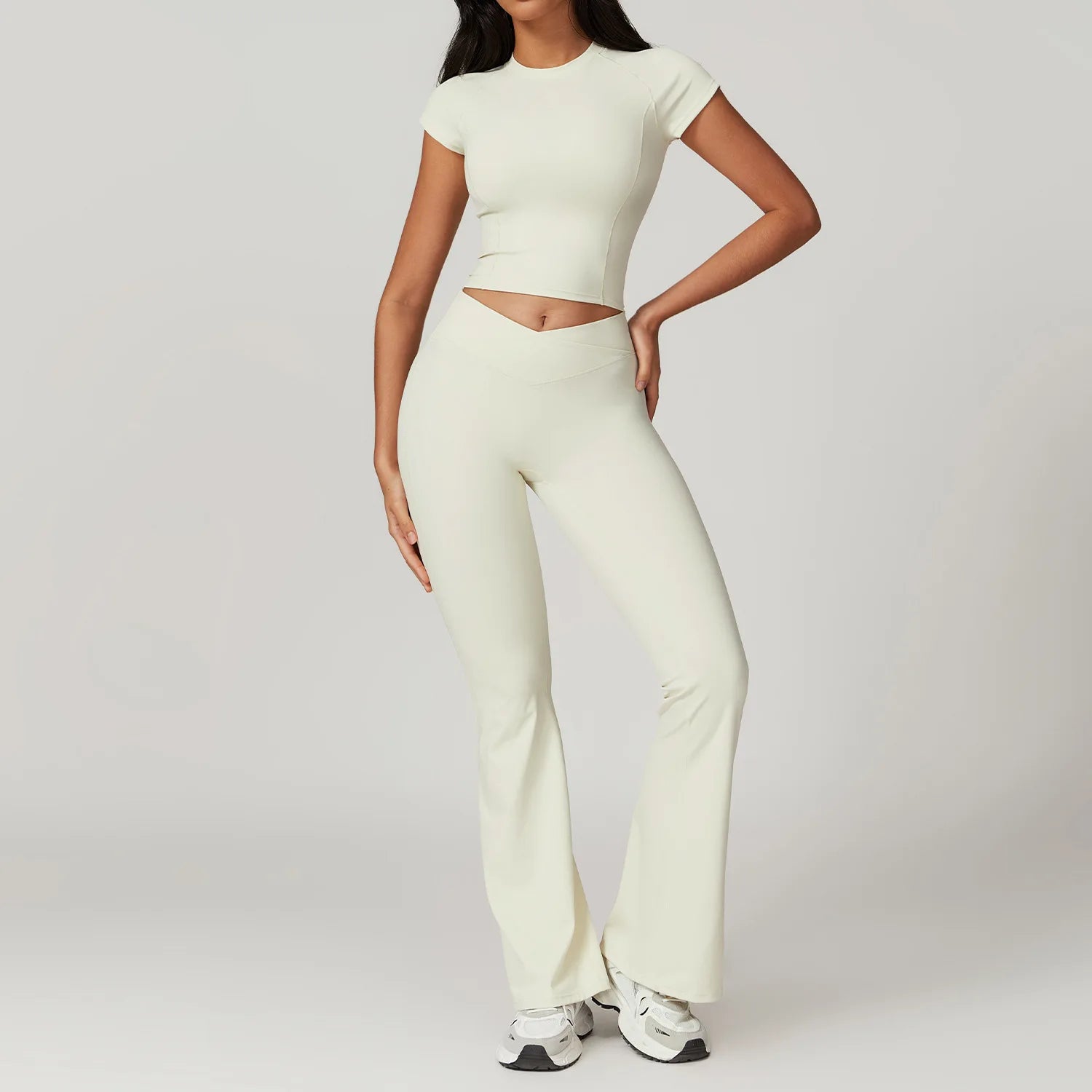 V WAIST FLARE SET
