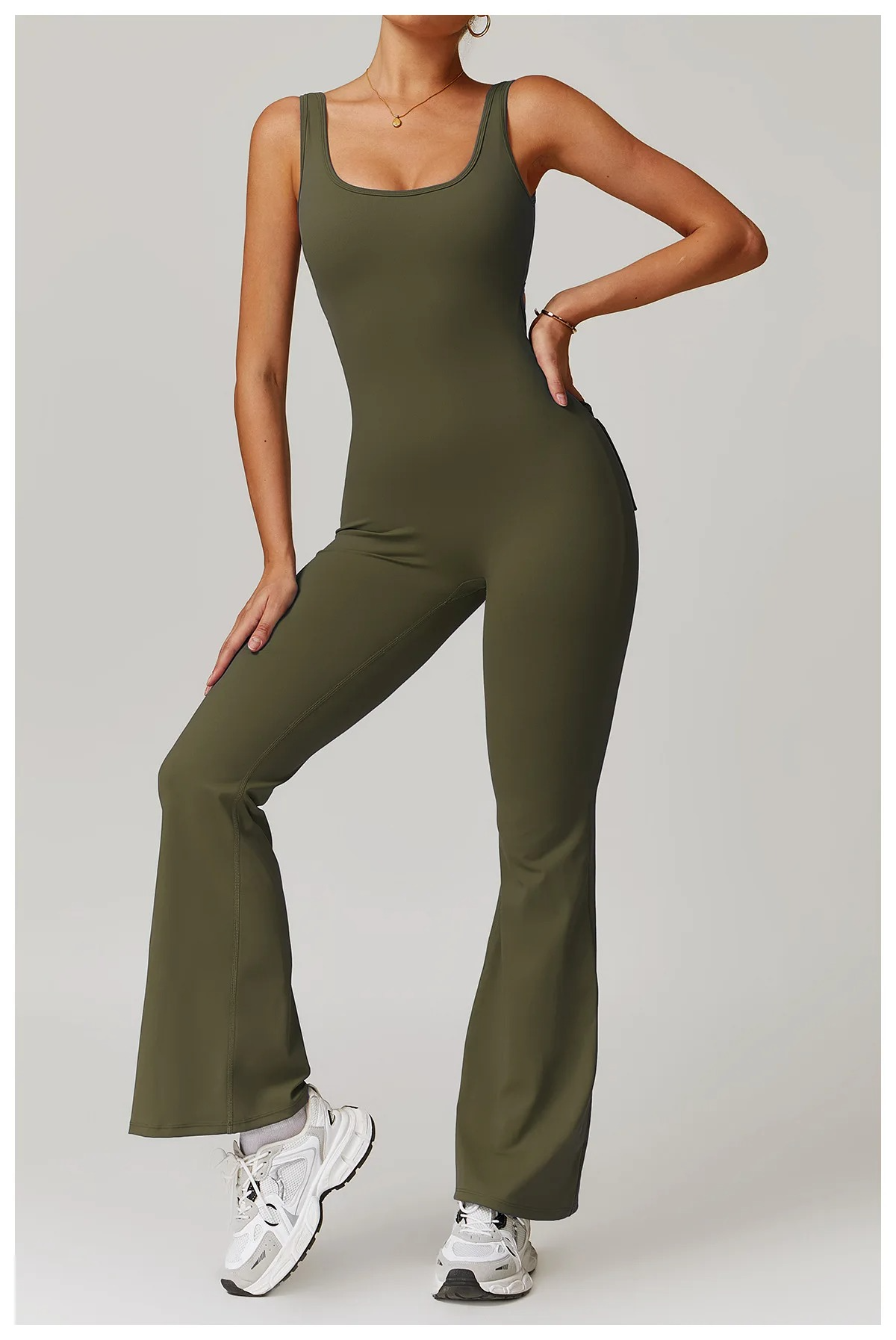 OPEN BACK SCRUNCH ONE PIECE