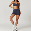 bra shorts set gray