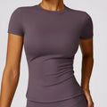 only purple short T