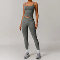 gray vest leggings
