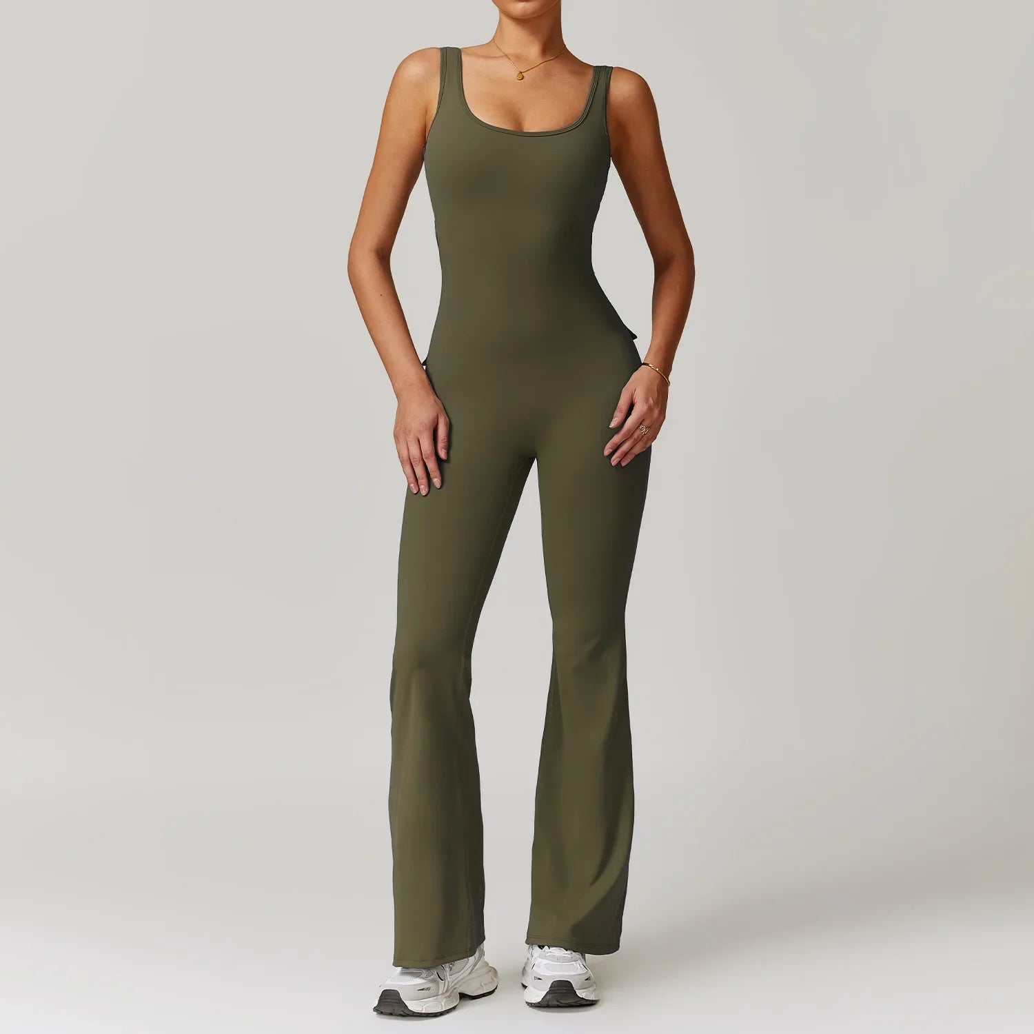 OPEN BACK SCRUNCH ONE PIECE