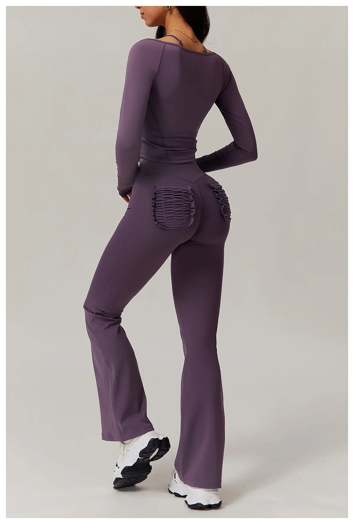 ZIPPER TWO PIECE FLARE SET
