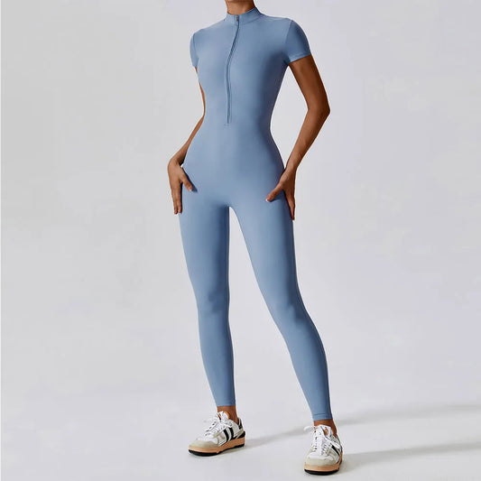 one piece zipper suit