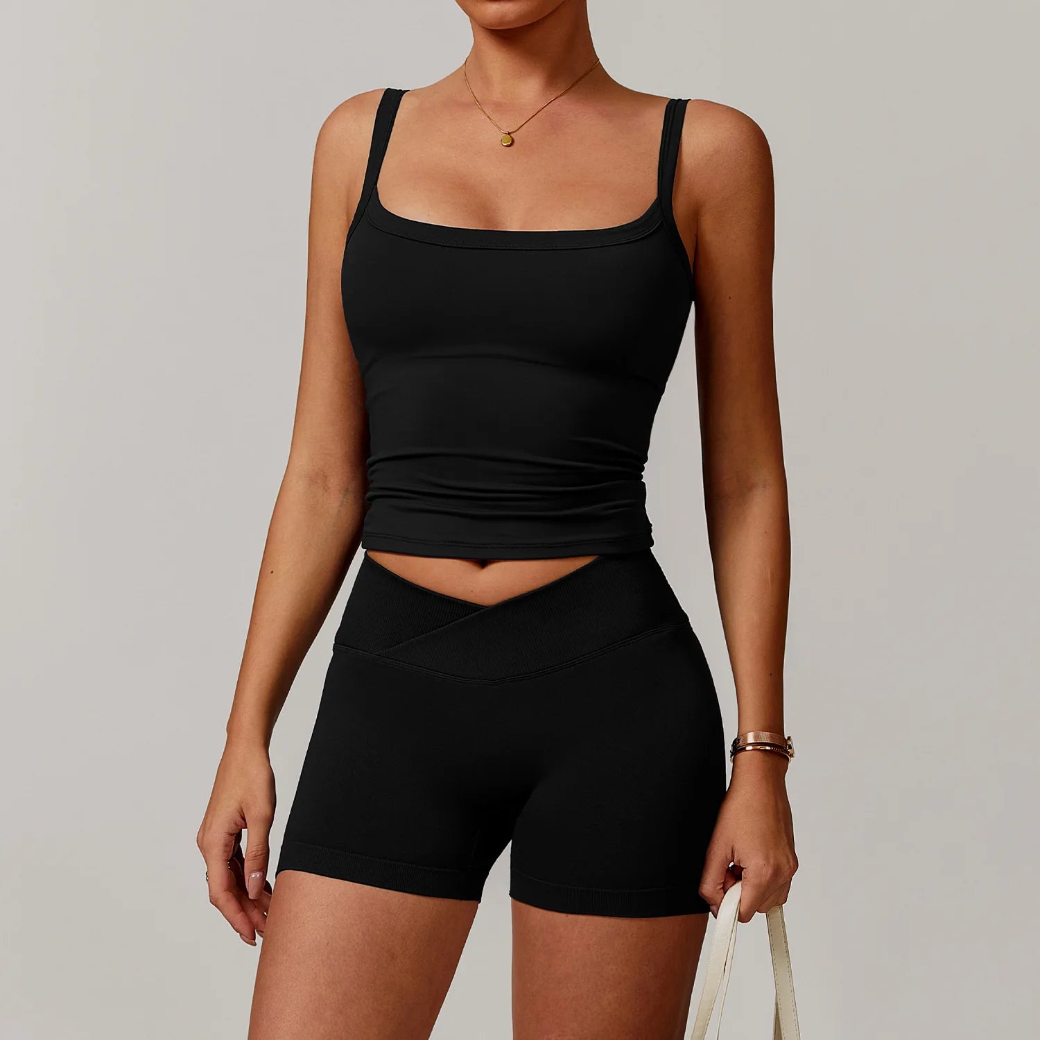 V WAIST TwO PIECE SET