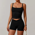 black vest shorts