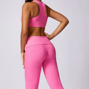 low waist flared legging