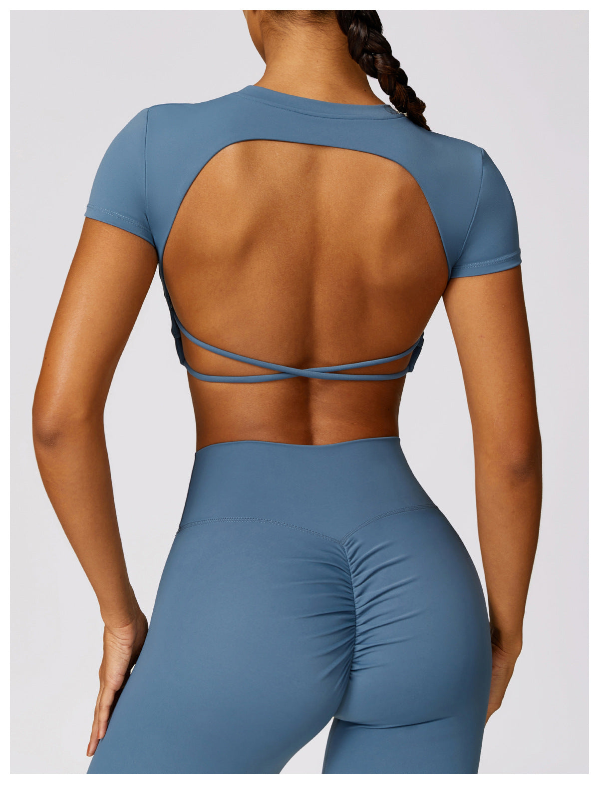 padded open back top