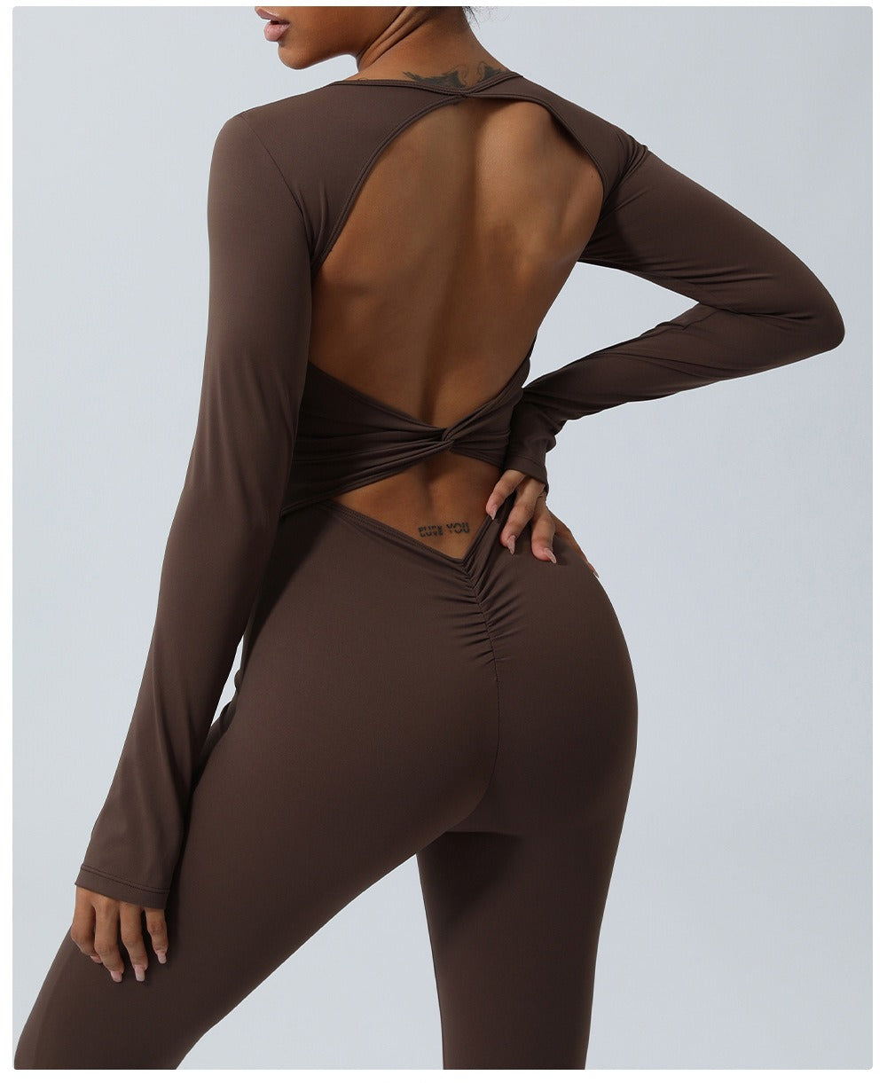 V OPEN Back ONE PIECE