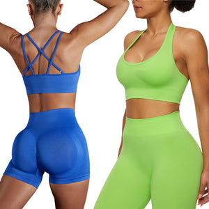 Seamless Strappy Sports Bra