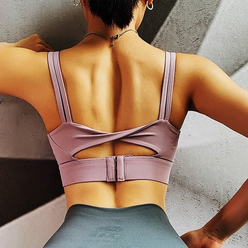 Fitness Twisted Back Bra