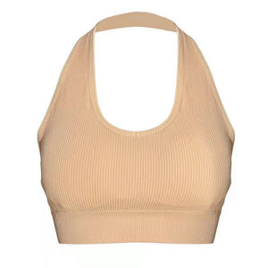 Backless Halter Fitness Bra