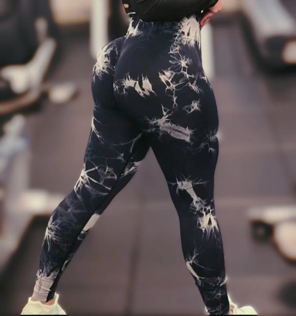 Seamless Tie Dye Leggings