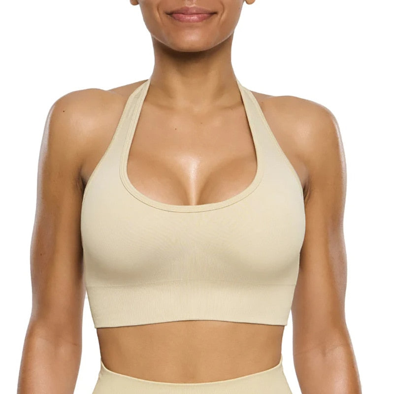 Seamles Backless sports bra