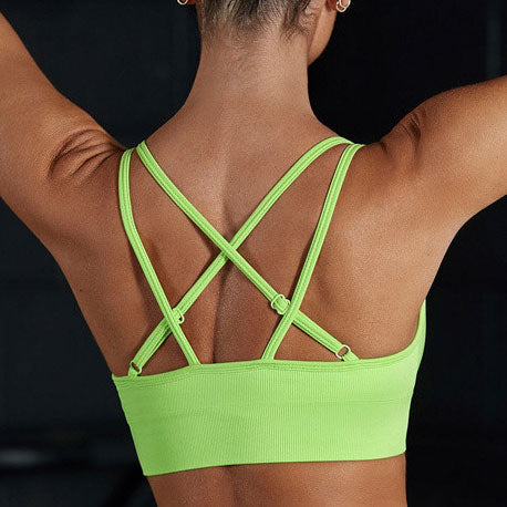 Seamless Strappy Sports Bra